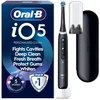 Oral-B Elektrinis dantų šepetėlis iO5 matinės juodos spalvos kelioninis dėklas (nuoroda į laikiklį)
