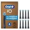 Braun Oral-B iO Ultimate Cleaning šepetėlių galvutės juodos (8 vnt.)