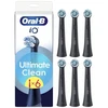 Oral-B Replaceable dantų šepetėlis galvutės | iO UltimateClean | Heads | Suaugusiems | Šepetėlių skaičius galvutės įeina 6 | Juodas