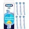 Oral-B iO Ultimate Clean x6 Dantų šepetėlio galvutės, Balta
