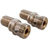 Oras ekscentrinis įleidimo angos gabalas su rutuliniu uždarymu - 3/4" x 1/2" - ilgis 60 mm su 10 mm ekscentrine spyruokle