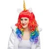 Orlob Karneval Vienaragio perukas, vaivorykštė