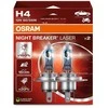 OSRAM Automobilinės lemputės NIGHT BREAKER LASER +150% H4 60/55W 12V P43T, 2vnt