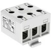 Ouneva Oy Universalus gnybtas su OTL izoliacija, aliuminis/vario, 3*(1,5-50) mm2, pilkas