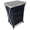 Kempingo stalas Outliner Kempingas, juodas, 55 cm x 48 cm x 86 cm