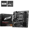 Pagrindinė plokštė MSI PRO B650M-P, AMD, Socket AM5, AMD Ryzen 7000 Series, Socket AM5, DDR5-SDRAM, 192 GB