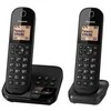 Panasonic belaidis telefonas su AB KX-TGC422GB Duo - juodas