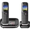 Panasonic KX-TGJ322, DECT telefonas, Garsiakalbis, 250 įrašų, Skambinančiojo ID, Trumpųjų žinučių paslauga (SMS), Juoda