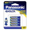 Panasonic LR03 4-BL EVOLTA, Vienkartinės baterijos, AAA, Šarminės, 1,5 V, 4 vnt., Mėlyna