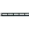 Panduit 24 prievadų modulinė komutacinė panelė su 6 nuimamais priekiniais skydeliais, RJ-45, montuojama į stelažą, 1U, 482,6 mm, 43,7 mm, 18,3 mm