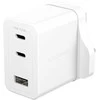 Panzer Glass „PanzerGlass empower by ® Turbo“ 70 W kelių jungčių įkroviklis, įskaitant 2 x USB-C + USB-A | JK kištukas | Sidabrinė balta, Universalus, Universalus - Universalus, Sausas naudojimas, Balta, 1 vnt.