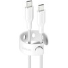 Panzer Glass Kabelis USB PanzerGlass USB-C - USB-C 1.2 m Baltas (EM77569)