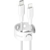 Panzer Glass Kabelis USB PanzerGlass USB-A - Lightning 1.2 m Baltas (EM41725)