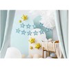 Party Deco Kūdikių dušo žvaigždžių šviesiai mėlyna 290 cm x 16,5 cm