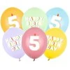 Party Deco Balionų puokštė Su gimtadieniu, 5 metai