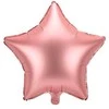 Party Deco PartyDeco Folinis balionas Žvaigždė, rožinio aukso 48 cm