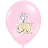 Party Deco Balionai "Drambliukas" rožiniai 30cm 6 vnt