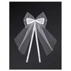 Party Deco Baltas kaspinas 18 cm 2 vnt.