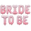 Party Deco Folinis balionas "Bride to be" rausvas 45*350cm