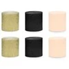 PartyDeco Krepa 5cm/10m A6 mix juoda-auksinė 42629