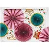 Kalėdinė dekoracija PartyDeco Dekoratyvinės rozetės, bordo, 26-43 cm vienas dydis () - 4900 vnt.