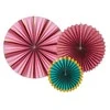 Kalėdinė dekoracija PartyDeco Dekoratyvinės rozetės, bordo, 26-43 cm vienas dydis () - 4900 vnt.