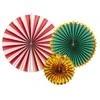 Party Deco PartyDeco dekoratyvinių rozečių mišinys 26-43 cm A3 09981