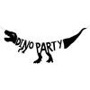 Party Deco PartyDeco GRL40, Juosta, Popierius, Juoda, Vakarams, Sieninis, 900 mm