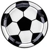 Party Deco Popierinės lėkštutės "Futbolas" 18cm 6 vnt