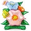 PartyDeco Pastatomas folinis balionas Gėlės, 86 x 80,5 cm