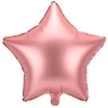 Party Deco PartyDeco Folinis balionas Žvaigždė, rožinio aukso 48 cm