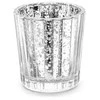Party Deco Arbatinės žvakutės laikiklis, sidabrinis, 6 cm