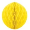 Party Deco Korėtas apvalus papuošimas 40cm 1 vnt geltonas