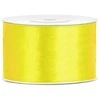 Party Deco Geltona atlasinė juostelė 38 mm