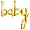 Party Deco Foliniai balionai "baby" auksiniai 73*75cm
