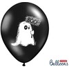 Party Deco Helovino balionai, Vaiduoklis, juodi, 30 cm, 6 vnt. Universalūs