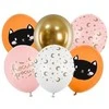 Party Deco Balionų rinkinys "Hocus pocus" helovinui 30cm 6 vnt