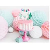 Party Deco Korėtas apvalus papuošimas 30cm 1 vnt baltas