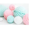 Party Deco Korėtas apvalus papuošimas 40cm 1 vnt baltas