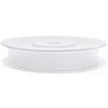 Party Deco Juostelė satino 6mm/25m balta blizganti