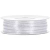 Party Deco Juostelė satino 3mm/50m balta