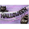 PartyDeco Juodi balionai Halloween'as, 280x46cm