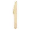 Party Deco Mediniai įrankiai peiliai 16.5cm 100 vnt
