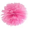 PartyDeco Popierinis Pom-Poms, 25cm, Spalva: Rožinis