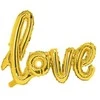 Party Deco Folinis balionas "love" auksinis 73&amp;59cm