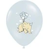 Party Deco Balionai "Drambliukas" melsvi 30cm 6 vnt