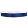 Party Deco Juostelė satino 6mm/25m tamsiai mėlyna