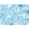 Party Deco Popierinės lėkštutės "Delfinai" 6vnt 18*29cm