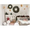 Party Deco PartyDeco *****Bombka papierowa Latarnia bordo 13,2x15 75433