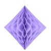 Party Deco Korėtas rombas 30cm 1 vnt violetinis